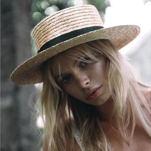 Lack of Color Spencer Boater Hat NIB